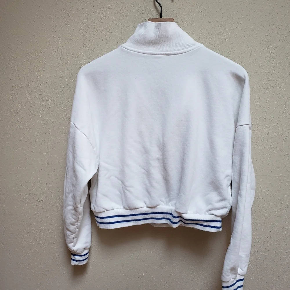 Joy Lab USA Cropped Pullover Sweatshirt - Picture 6 of 6